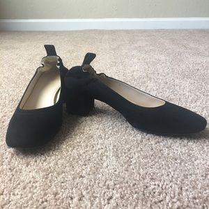 EVERLANE Day Heel - Black Suede